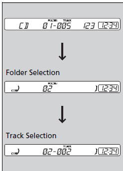 1. Press  to switch the display