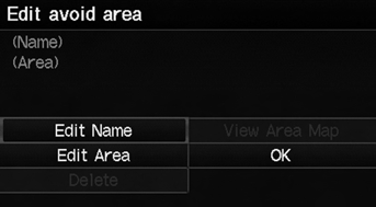 2. Select Edit Name to label the area