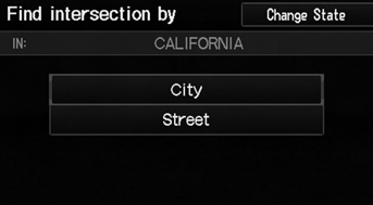 1. Select the intersection search