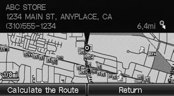 Select Calculate the Route.