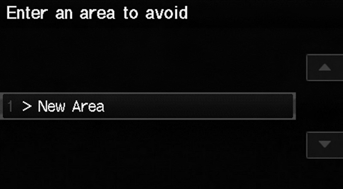1. Select New Area or an existing