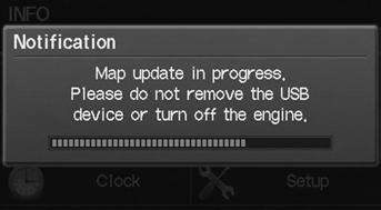 When you order a map update, it is mailed to
