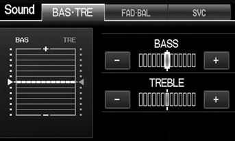 1. Select the tab to adjust the desired