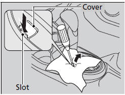 1. Set the parking brake.