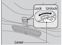 2. To open the tailgate, push the tailgate