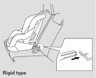 3. Place the child seat on the vehicle seat, then attach the seat to the lower