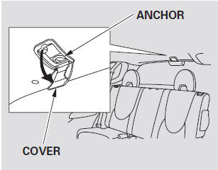 1. Remove the rear center head restraint, and store it in a safe place.