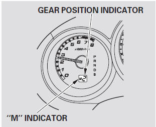 When you move the shift lever from ‘‘D’’ to ‘‘S’’ position and pull either paddle