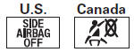 Side Airbag Off Indicator