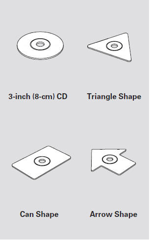 5. Discs with scratches, dirty discs