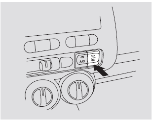 The rear window defogger will clear fog, frost, and thin ice fromthe window.