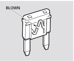 5. Look for a blown wire inside the fuse. If it is blown, replace it with one