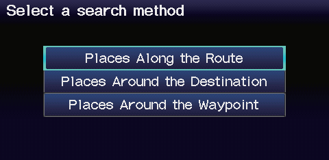 When you select Places Around the