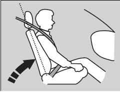 Adjust the driver’s seat-back to a comfortable,