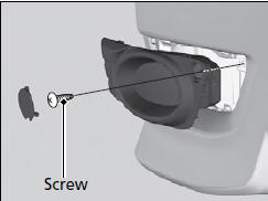 2. Remove the screw using a Phillips-head