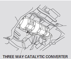 A defective three way catalytic converter contributes to air pollution, and can